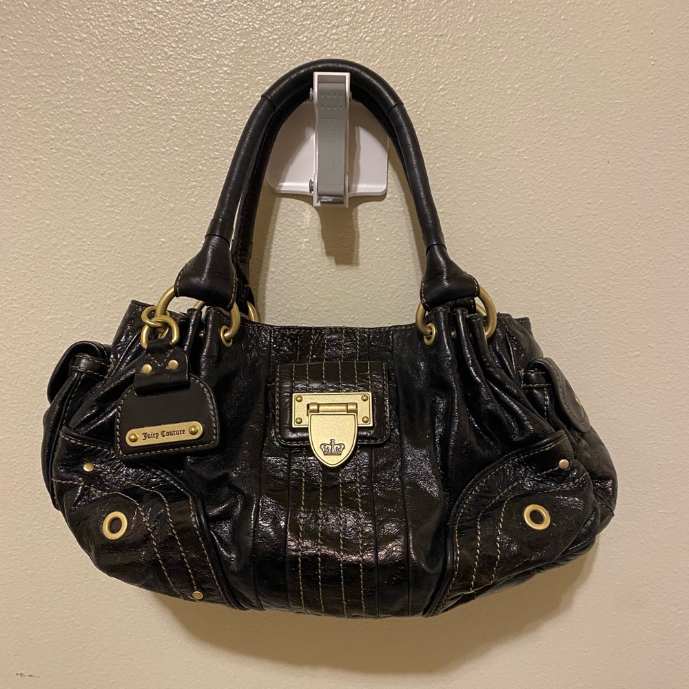 Juicy Couture Black Leather Handbag